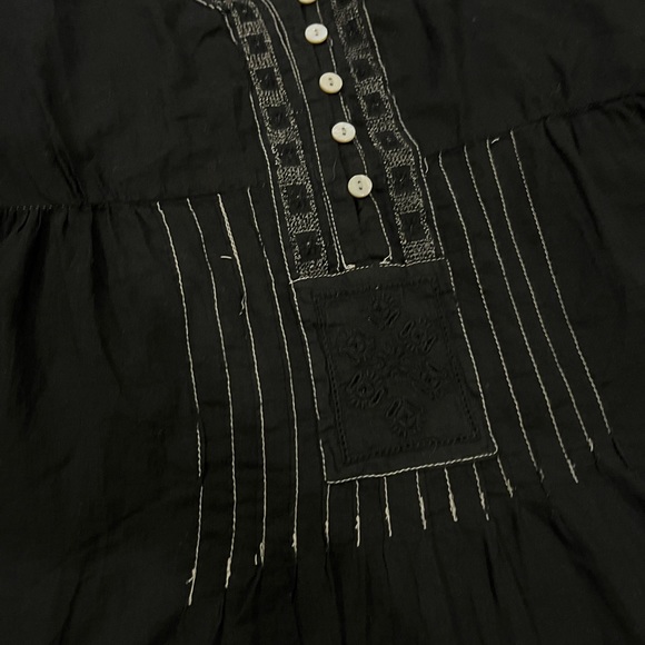 NWT Johnny Was black lightweight top 🩷 - Picture 4 of 6